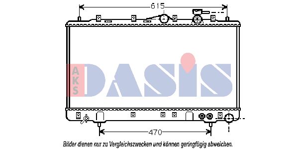 AKS DASIS Radiators, Motora dzesēšanas sistēma 560013N